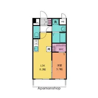 シェル新川【5階】の間取り