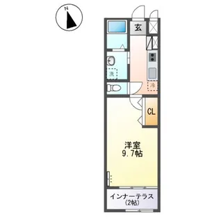 リタ・パルティール【110号室】の間取り