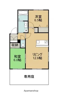 ディアス佐野【102号室】の間取り