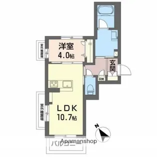 SHAMAISON春日【2階】の間取り