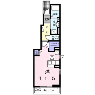 シエロ荏隈【1階】の間取り