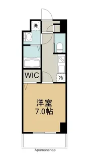 インスパイア弁天【204号室】の間取り