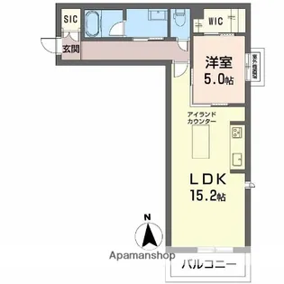 GRAND BELL 千代町【3階】の間取り