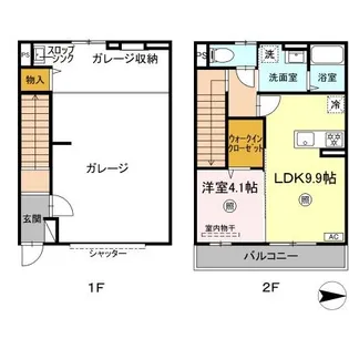 OWL(アウル)【1階】の間取り