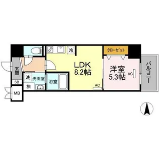 PARK AVENUE WEST【4階】の間取り