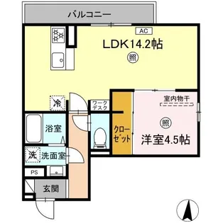 PREMILIFE須賀【2階】の間取り