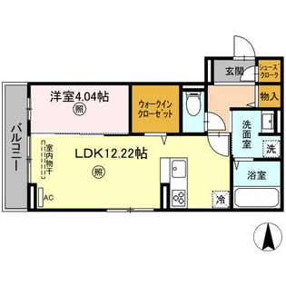 PREMILIFE K2(プレミライフ ケイズ)【3階】の間取り