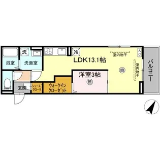 CHERIE MAISON明野(シェリー メゾン)【3階】の間取り