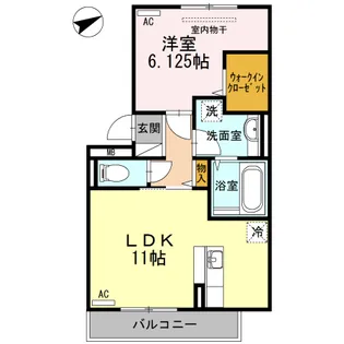 ベラビスタS【2階】の間取り