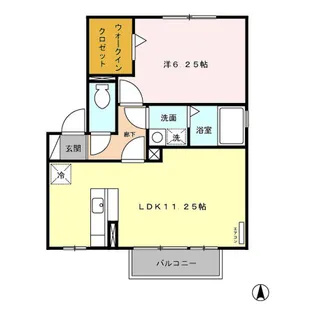 ベラビスタ【1階】の間取り