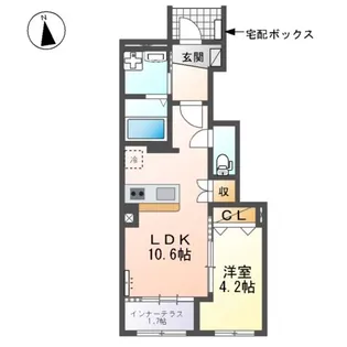 ヒルズ スペース【1階】の間取り