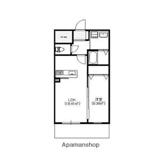 アーバン荏隈【102号室】の間取り
