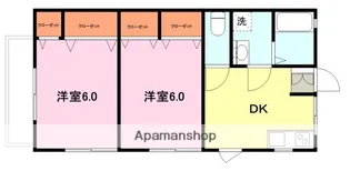 サングレイス小池原【2階】の間取り