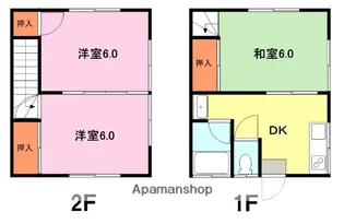 岩本アパート鶴崎(ホワイト)【12号室】の間取り