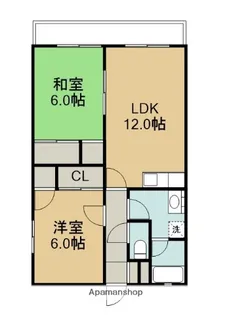 パルジュ鶴崎【303号室】の間取り