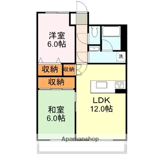 エクセル野田【202号室】の間取り