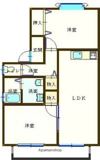 エーデルハイム【103号室】の間取り
