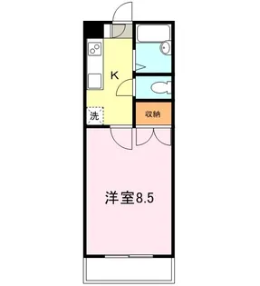 第3開世ビル【606号室】の間取り