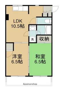 ベルメゾンまつなみ【205号室】の間取り