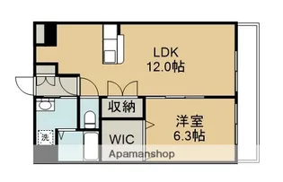 ラセーヌ三ヶ田町【4階】の間取り