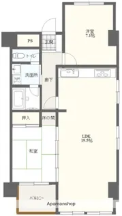 スカイメゾン外苑【1101号室】の間取り