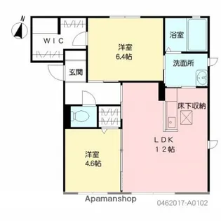 フェリーチェ【1階】の間取り
