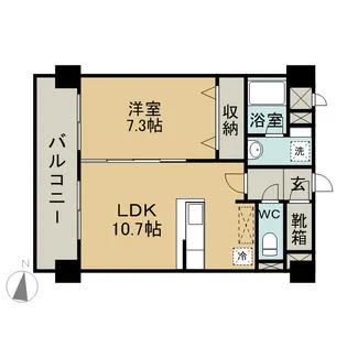 リビオン千代町【310号室】の間取り