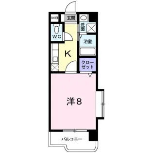 リバーサイド中島【3階】の間取り