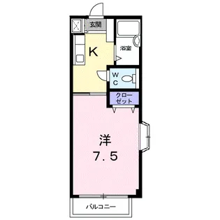 宮の前AP【2階】の間取り