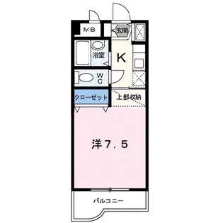 シェーンドルフ中津留【3階】の間取り