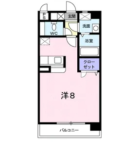 STELLA MINAMI【4階】の間取り