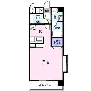 STELLA MINAMI【5階】の間取り