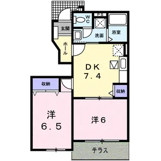マニクールN【1階】の間取り