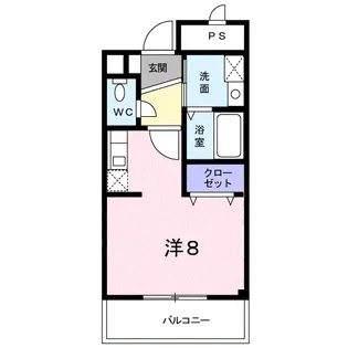 プレパルク【2階】の間取り