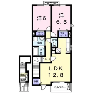 ミニョン カナージュ Ⅰ【2階】の間取り