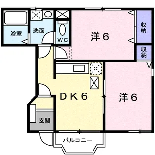 サンメゾン Ⅰ【1階】の間取り