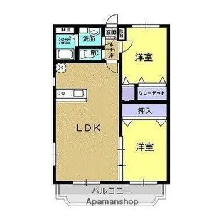はなみずきⅠ番館【1階】の間取り