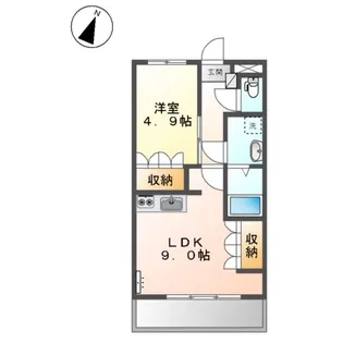 サングリーンズ【3階】の間取り