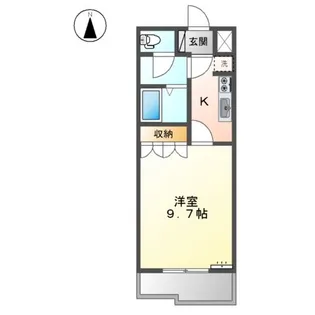 コンフォール錦【1階】の間取り