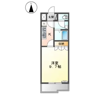 コンフォール錦【1階】の間取り