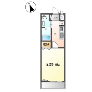 プラシード【00203号室】の間取り