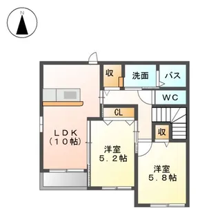 フリースタイル【00201号室】の間取り