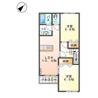 プロスペリタ【00203号室】の間取り