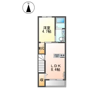 コンフォート小池原【00202号室】の間取り