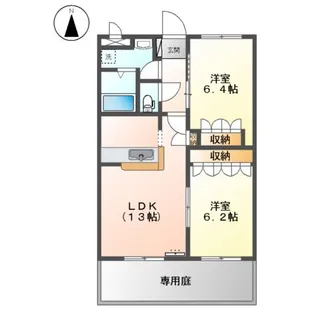 グレイス ヴィラⅡ【1階】の間取り