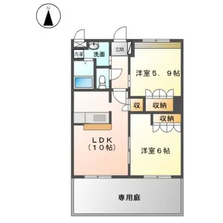 ブルー スカイ【00103号室】の間取り