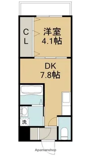 グランツ森町【205号室】の間取り