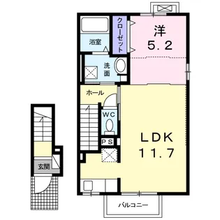 すばる【2階】の間取り