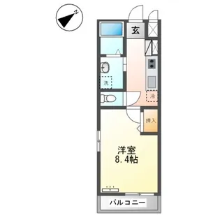 ユーロピュア彩【2階】の間取り
