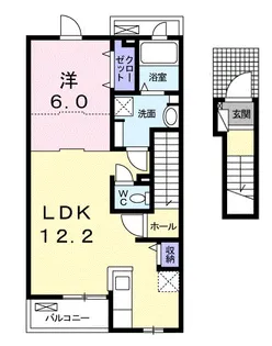 COZY CREST A【2階】の間取り